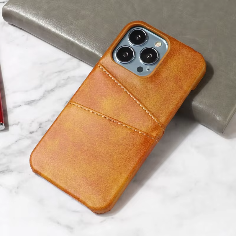 Luxury Apple iPhone Case, MagSafe Compatible, Camera Lens and Screen Protection, Ultra Thin, Shockproof, Magnetic, Full All Around Protection, PU Leather Card Cover