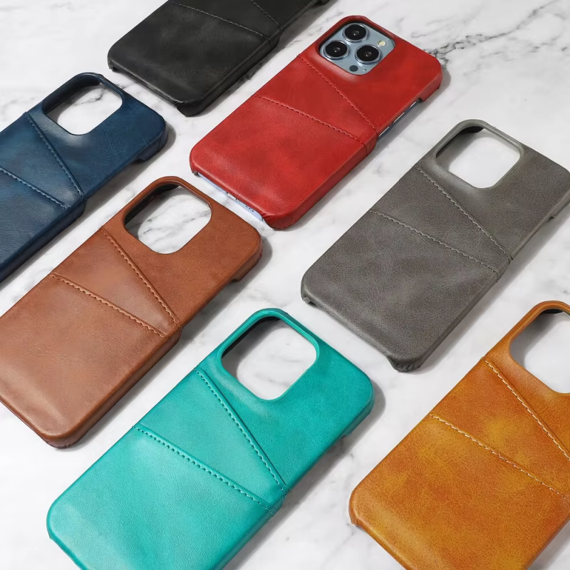 Luxury Apple iPhone Case, MagSafe Compatible, Camera Lens and Screen Protection, Ultra Thin, Shockproof, Magnetic, Full All Around Protection, PU Leather Card Cover