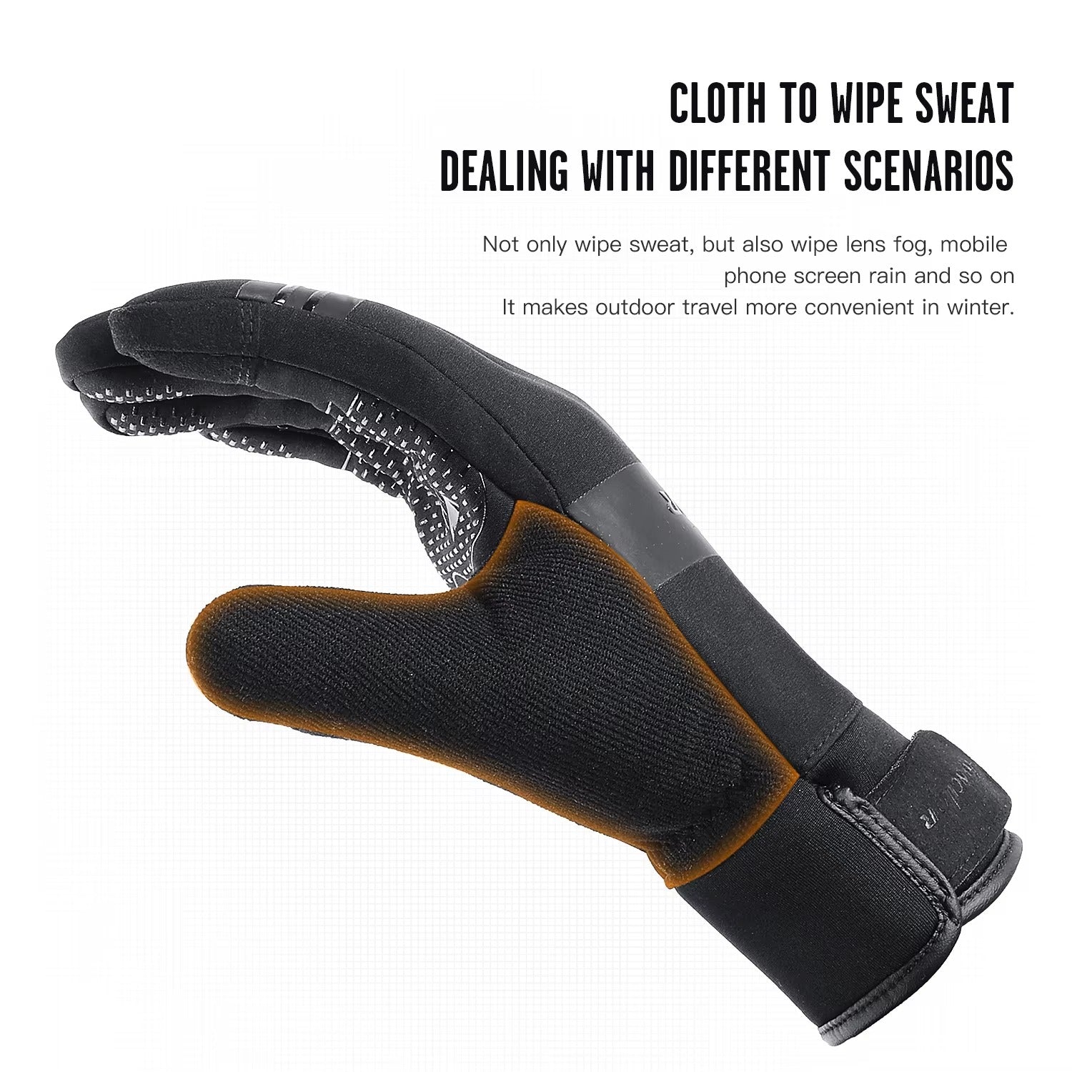 High Performance Winter Cycling Gloves – Waterproof Touchscreen Thermal Gloves, Windproof, Anti-Slip Grip, 3M Insulated, Unisex Sports Riding Gloves S-XL