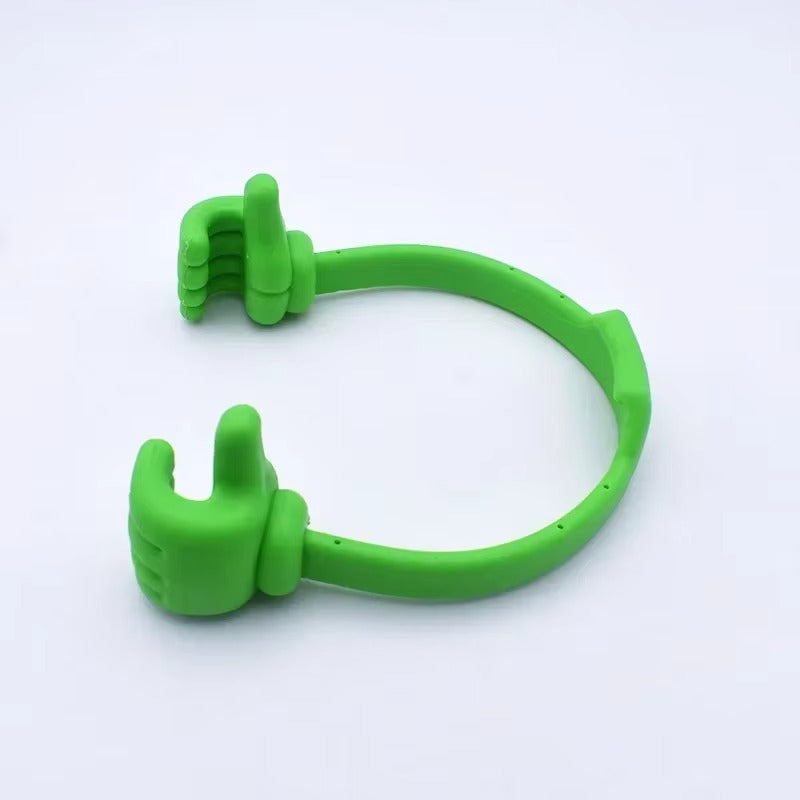 High Quality Thumbs-Up Phone Stand for iPhone, Adjustable Plastic Desk Holder, Universal Mount for iPad and Apple Tablet Devices