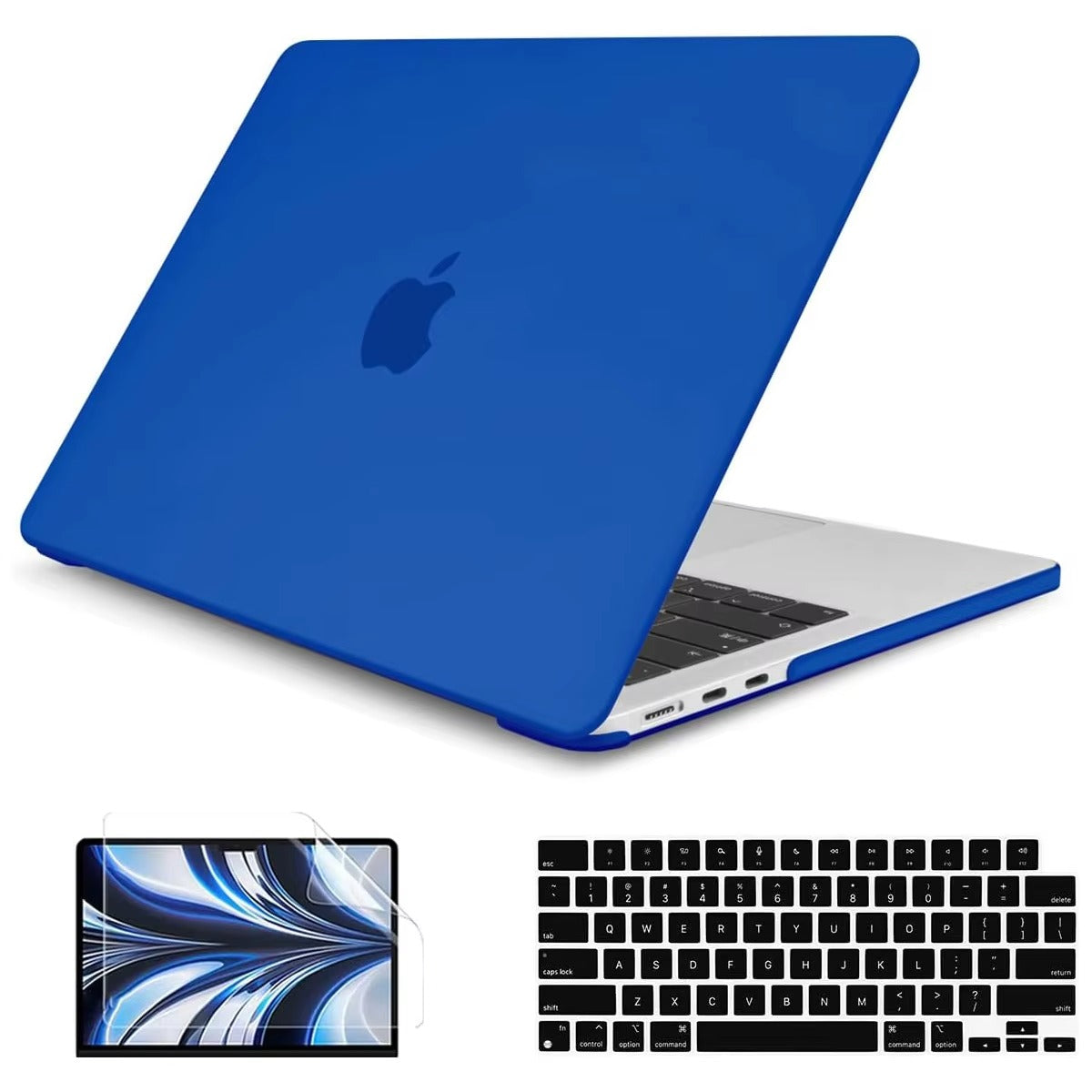 Premium Hard Shell Case for MacBook Air 13.6, 15 M1, M2 and Pro 13, 14, 16 – Slim, Protective Laptop Cover for Apple Notebook, Scratch-Resistant and Lightweight