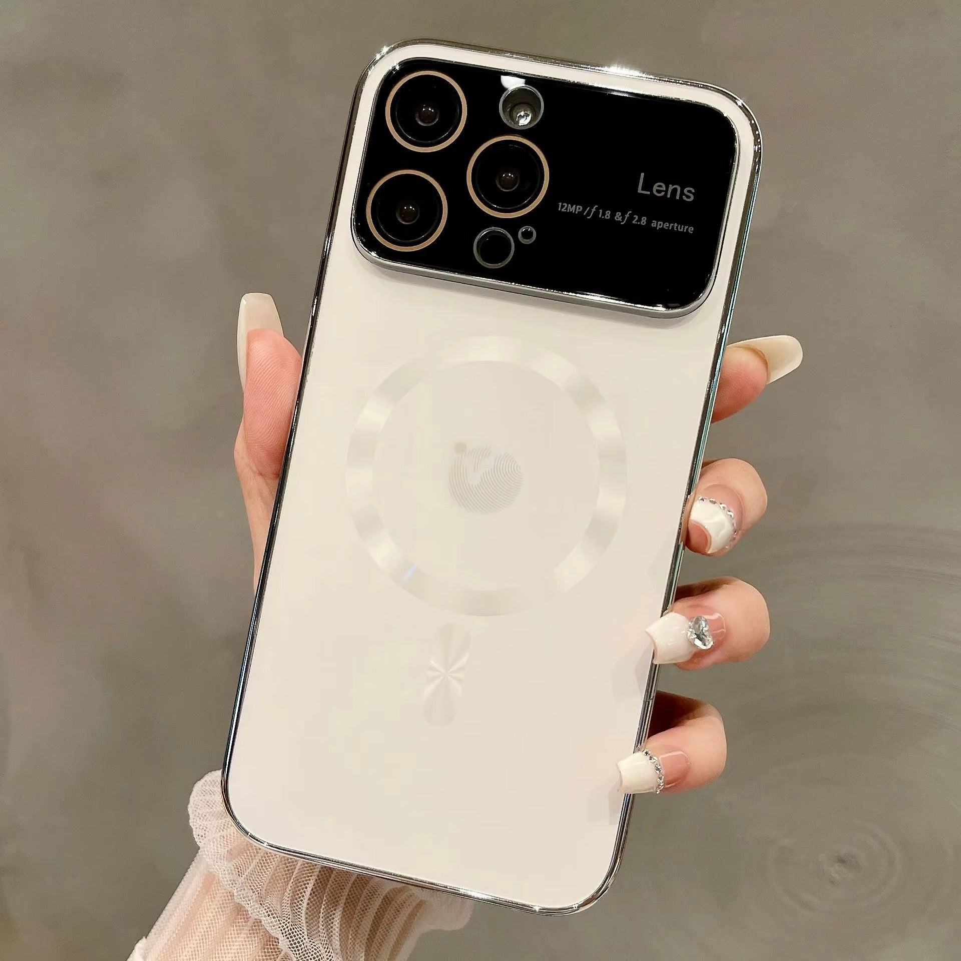 Premium Apple iPhone Case MagSafe Compatible, Camera Lens & Screen Protection, Ultra Thin Shockproof Magnetic Full All Around Protection Cover with Frosted AG Matte Back Design