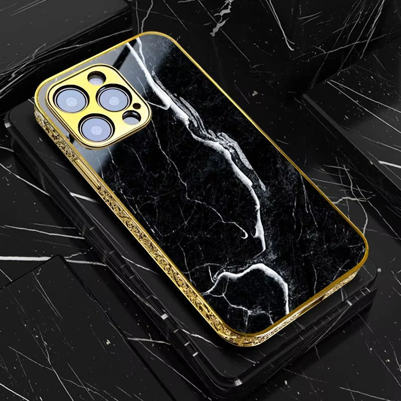 Premium Double Glass Apple iPhone Case, MagSafe Compatible, Ultra Thin Magnetic Shockproof Full Protection