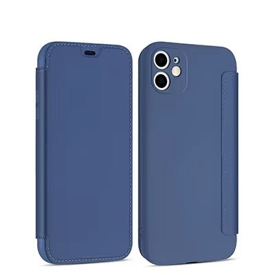 Luxury Apple iPhone Case, MagSafe Compatible, Camera Lens and Screen Protection, Ultra Thin, Shockproof, Magnetic, Full All Around Protection, Flip Silicone Card Cover