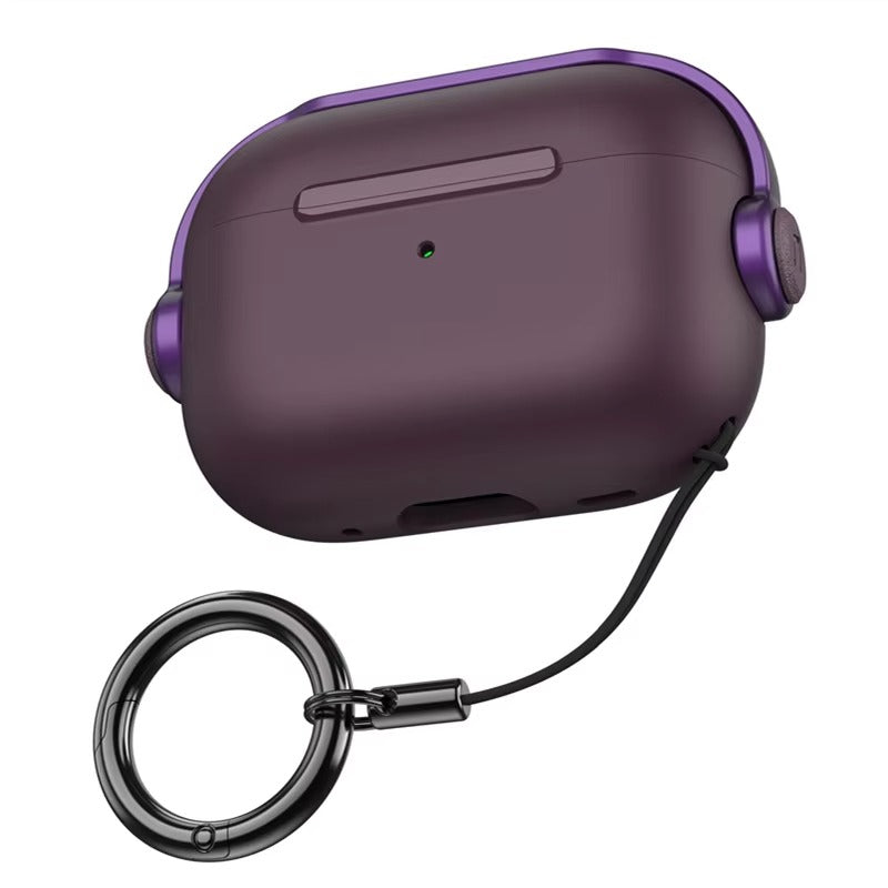 Premium Protective Case for AirPods Pro 2nd Gen with Lanyard, Creative Earphone Lock, Shockproof Headphone Cover for AirPods 3, Pro Series Accessories