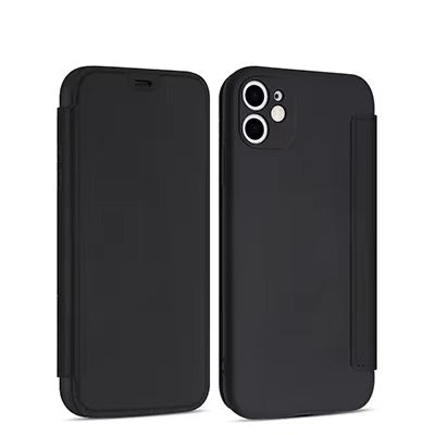 Luxury Apple iPhone Case, MagSafe Compatible, Camera Lens and Screen Protection, Ultra Thin, Shockproof, Magnetic, Full All Around Protection, Flip Silicone Card Cover