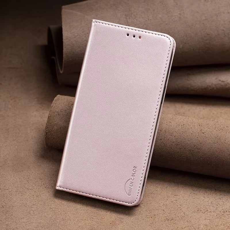 Luxury Apple iPhone Case, MagSafe Compatible, Camera Lens and Screen Protection, Ultra Thin, Shockproof, Magnetic, Full All Around Protection, Leather Flip Book Cover