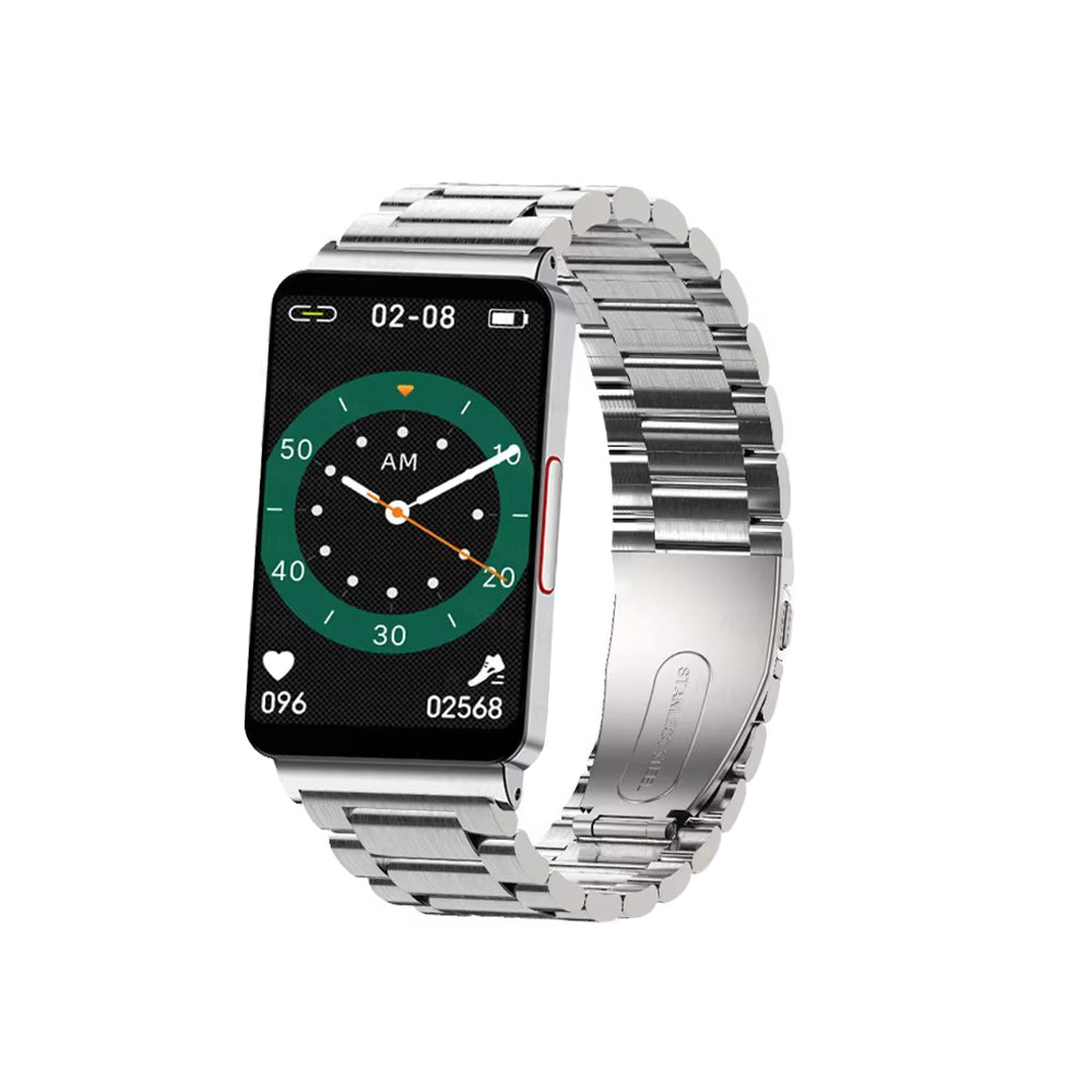 Premium Non-Invasive Blood Glucose Smartwatch – ECG, Heart Rate, Blood Pressure, Oxygen & Temperature Monitor, Waterproof Fitness Tracker with Touchscreen