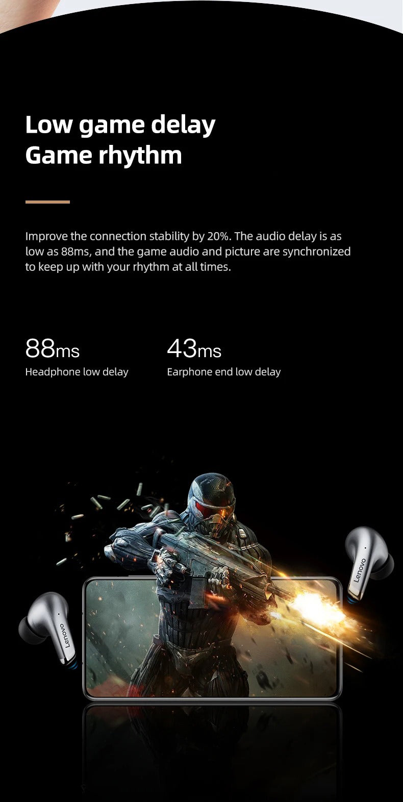 High Quality Earbuds for iPhone – Waterproof Sport Headphones HiFi Stereo Sound, Noise Isolation, Ideal for Music & Workouts