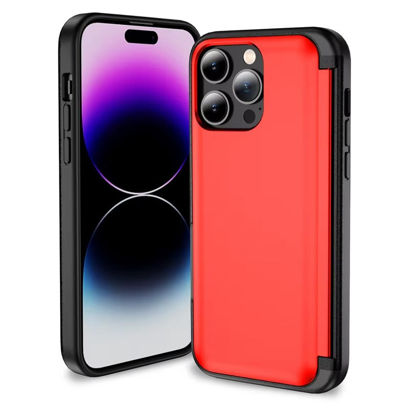 Premium Apple iPhone Hülle, MagSafe-kompatibel, Kameraobjektiv- und Bildschirmschutz, ultra dünn, stoßfest, magnetisch, vollständiger Rundumschutz, vollständige Metall-Schutzhülle