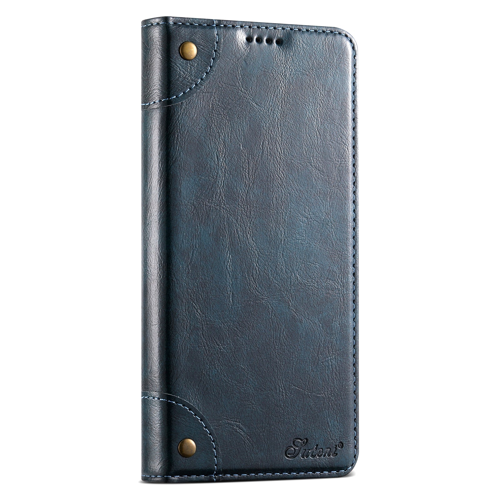Retro Leather Wallet iPhone Case – Magnetic Closure, Card Slots, Shockproof Protection Durable PU Leather Cover for iPhone