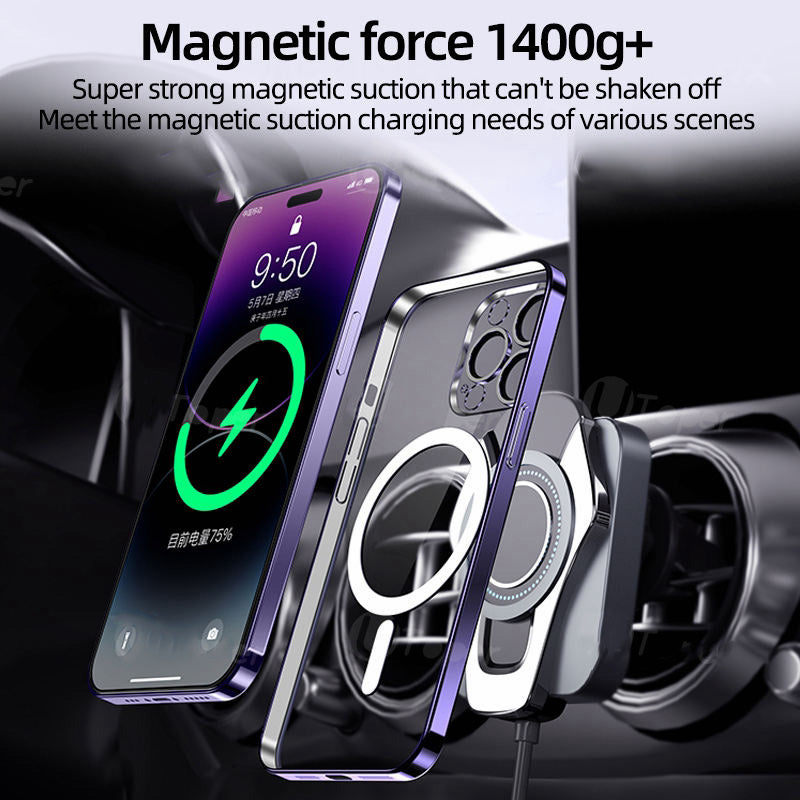 Luxury Ultra-Thin iPhone Case - MagSafe Compatible, Clear Transparent, Shockproof, Scratch-Resistant Hard PC Cover