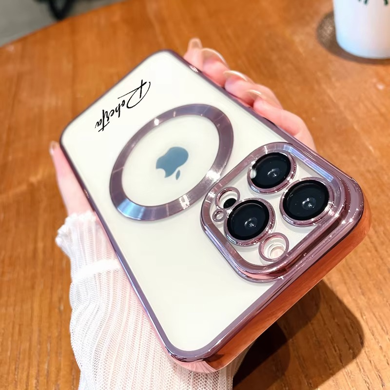 Luxury Apple iPhone Case, MagSafe Compatible, Camera Lens and Screen Protection, Ultra Thin, Shockproof, Magnetic, Full All