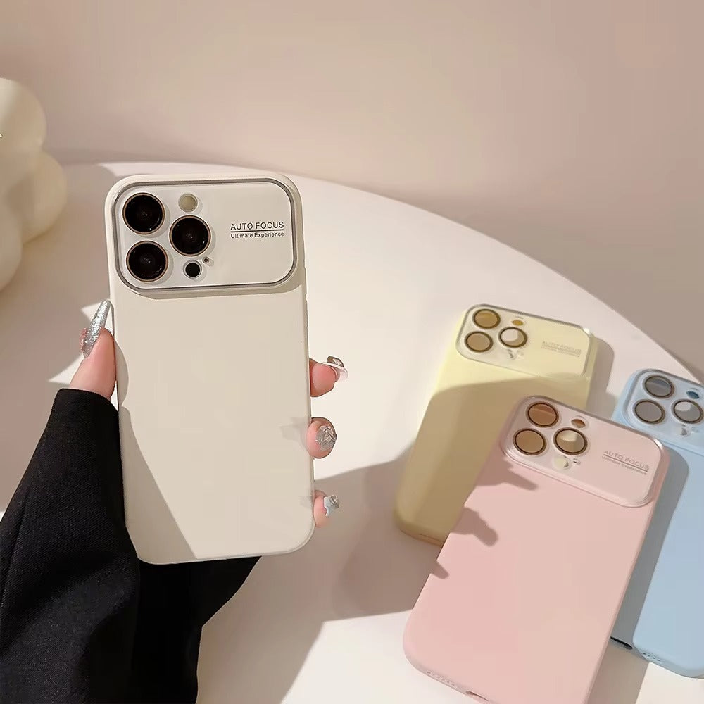 High Quality Apple iPhone Case Compatible, Camera Lens & Screen Protection, Protection Cover with Silicone Lens Film Design