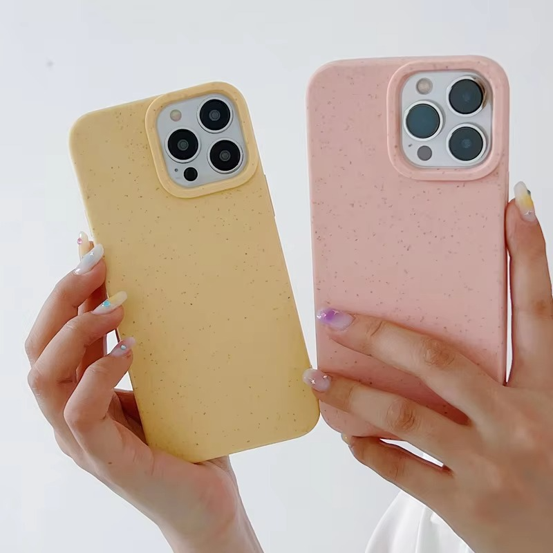 Premium Apple iPhone Case, MagSafe Compatible, Camera Lens and Screen Protection, Ultra Thin, Shockproof, Magnetic, Full All Around Protection, Biodegradable Wheat Straw Cover