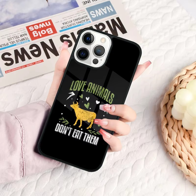 Premium Apple iPhone Case, MagSafe Compatible, Camera Lens and Screen Protection, Ultra Thin, Shockproof, Magnetic, Full All Around Protection, Eco Vegan Magnetic Cover