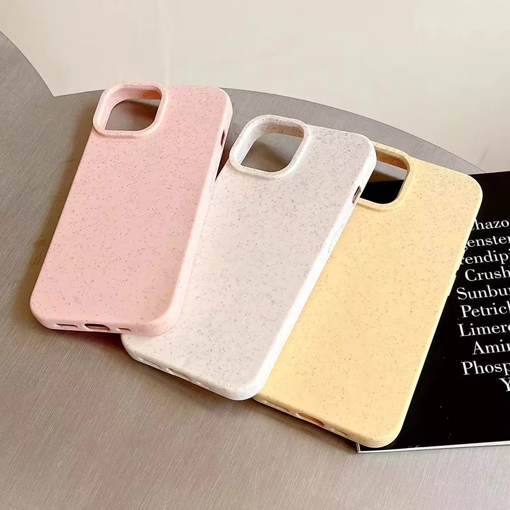 Premium Apple iPhone Case, MagSafe Compatible, Camera Lens and Screen Protection, Ultra Thin, Shockproof, Magnetic, Full All Around Protection, Biodegradable Wheat Straw Cover