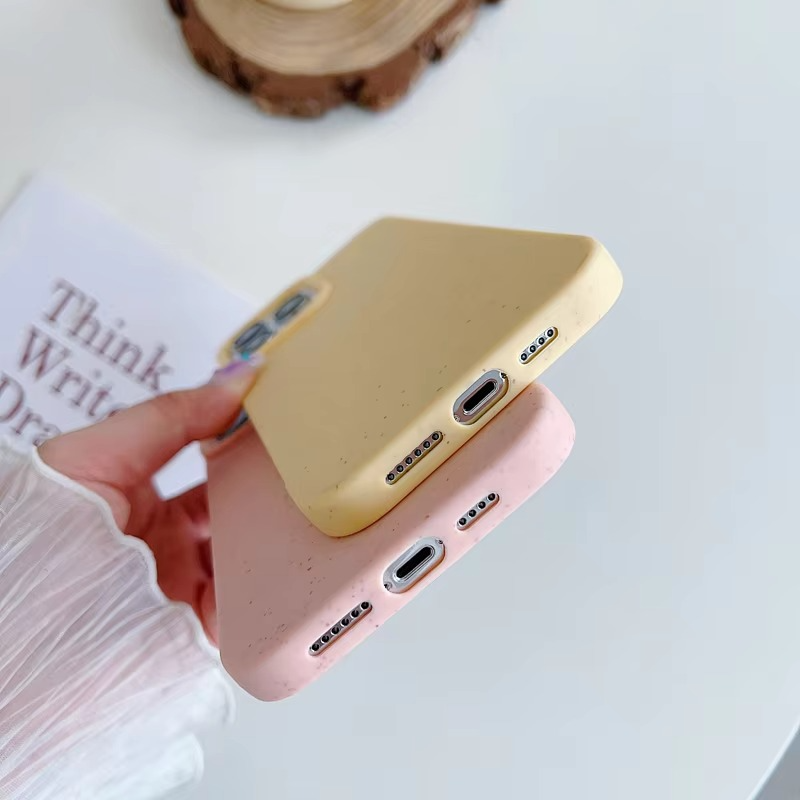 Premium Apple iPhone Case, MagSafe Compatible, Camera Lens and Screen Protection, Ultra Thin, Shockproof, Magnetic, Full All Around Protection, Biodegradable Wheat Straw Cover
