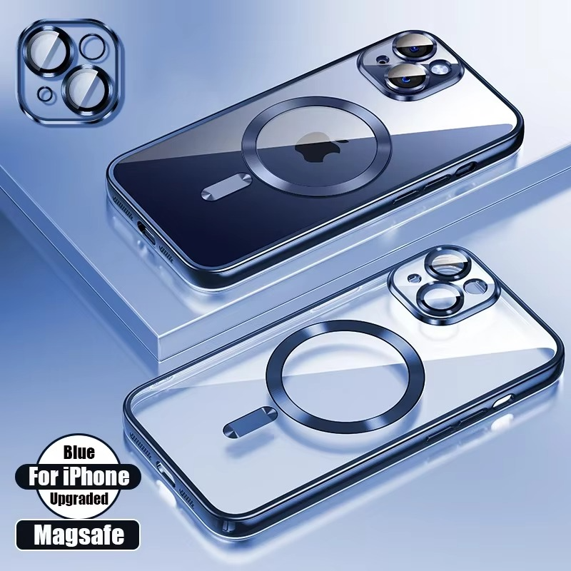 Luxury Desert Gold MagSafe iPhone Case - Magnetic Wireless Charging, Electroplated Bumper, Durable Cover | Case for iPhone