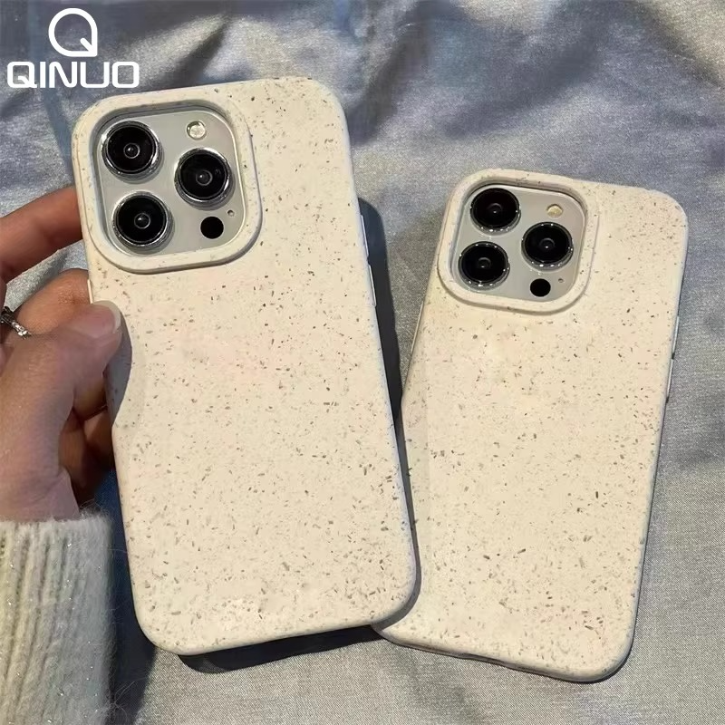 Premium Apple iPhone Case, MagSafe Compatible, Camera Lens and Screen Protection, Ultra Thin, Shockproof, Magnetic, Full All Around Protection, Eco Wheat Silicone Cover