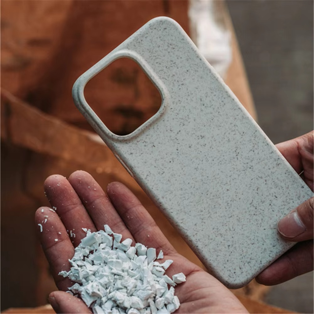 Premium Apple iPhone Case, MagSafe Compatible, Camera Lens and Screen Protection, Ultra Thin, Shockproof, Magnetic, Full All Around Protection, Eco Wheat Silicone Cover