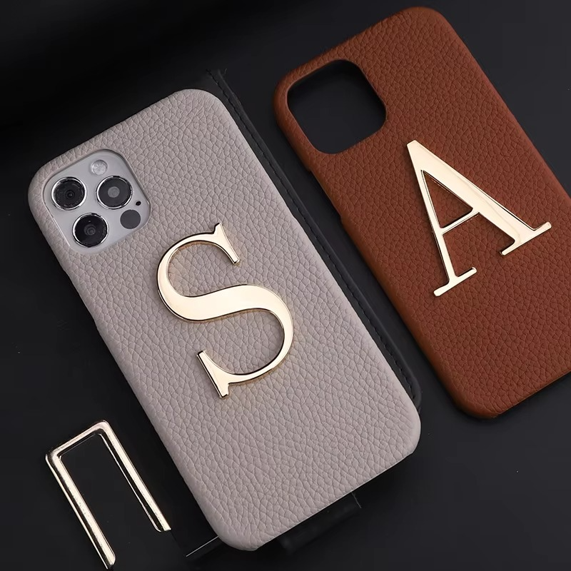 Premium Apple iPhone Case, MagSafe Compatible, Camera Lens and Screen Protection, Ultra Thin, Shockproof, Magnetic, Full All Around Protection, Genuine Leather Name Cover