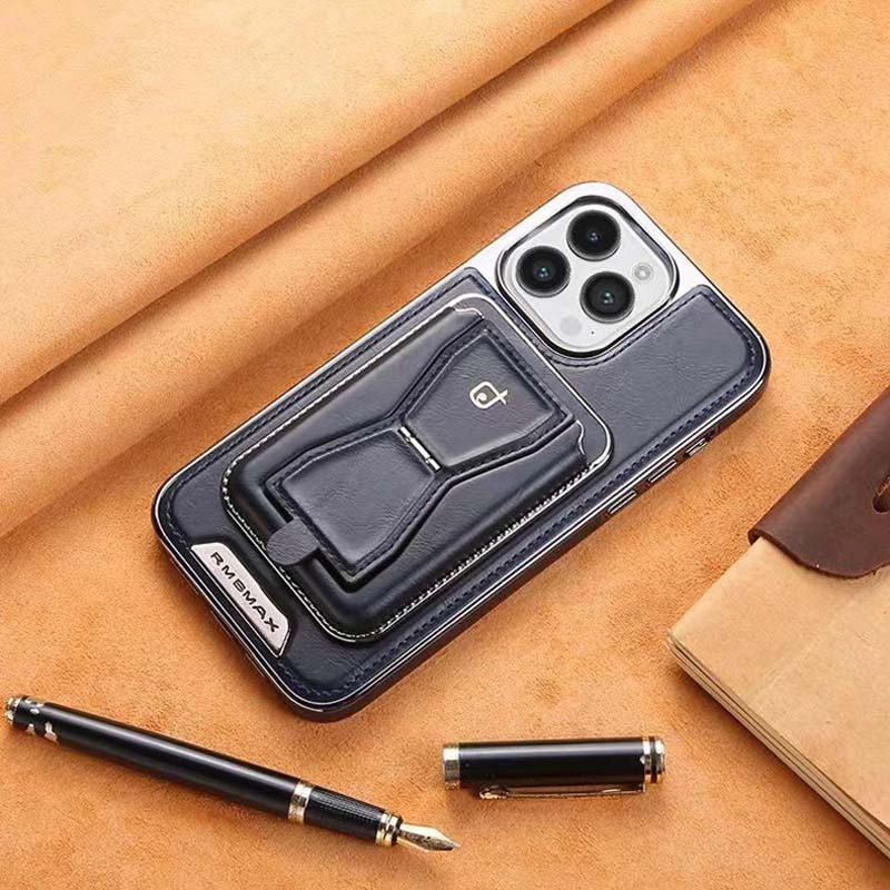 Luxuriöse Leder Geldbörse Stand iPhone Hülle – Kartenhalter, Premium Schutz, langlebige Klappabdeckung und stilvolles Design für iPhone Modelle