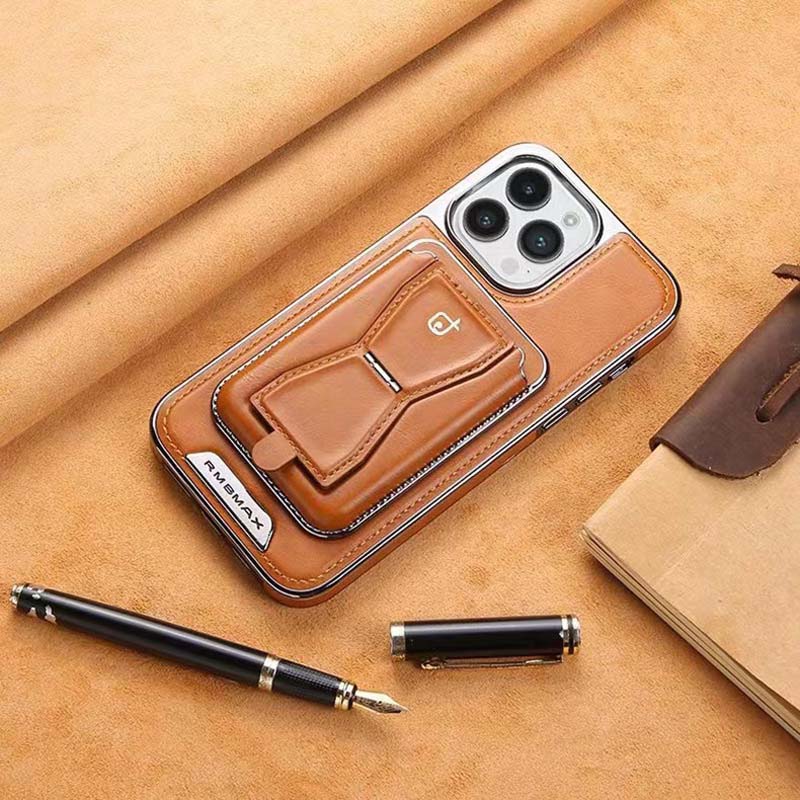 Luxuriöse Leder Geldbörse Stand iPhone Hülle – Kartenhalter, Premium Schutz, langlebige Klappabdeckung und stilvolles Design für iPhone Modelle