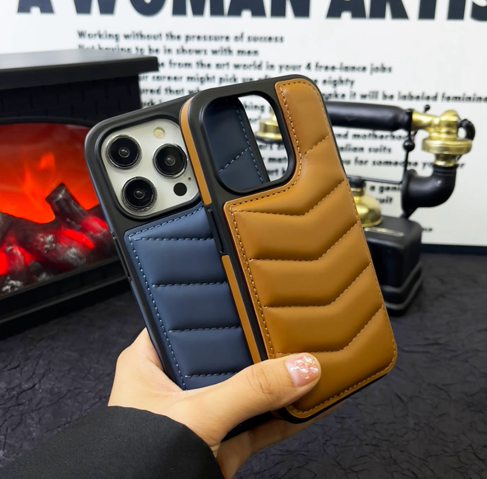 Premium MagSafe Leder iPhone Hülle – Magnetisches kabelloses Laden, Kartenhalter Wallet, stoßfeste Schutz, elegantes Design für iPhone Modelle
