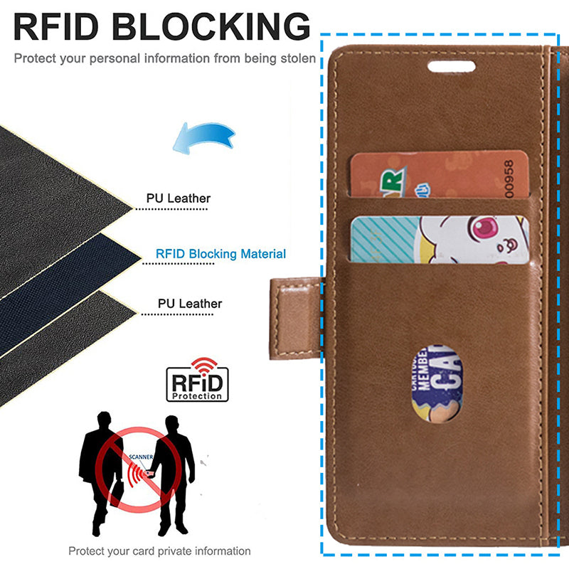Premium Leder Flip iPhone Hülle – MagSafe-kompatibel, Magnetverschluss, kabelloses Laden, Kartenhalter, langlebiger Schutz für iPhone