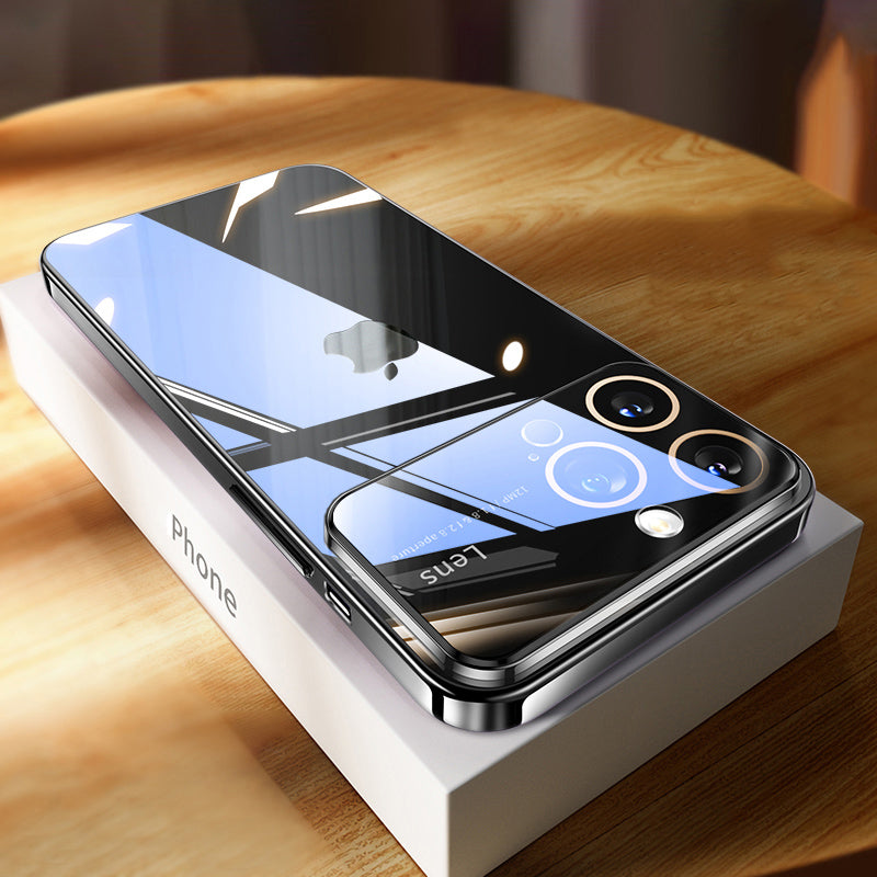 Luxury Ultra-Thin iPhone Case - Clear Transparent Hard PC Cover, MagSafe Compatible, Camera Protection,