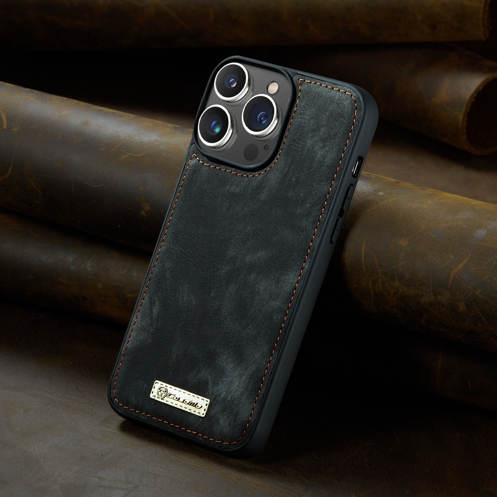 Luxuriöse abnehmbare Leder Geldbörse iPhone Hülle – Multifunktionale Reißverschluss Flip Cover, Kartenhalter, stoßfeste Schutz, Magnetverschluss für iPhone