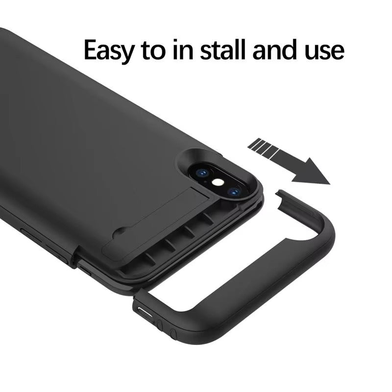 Hochwertige Apple iPhone Hülle, MagSafe-kompatibel, Kameraobjektiv- und Bildschirmschutz, ultradünne stoßfeste magnetische Rundumschutzabdeckung mit integriertem Lade-Powerbank