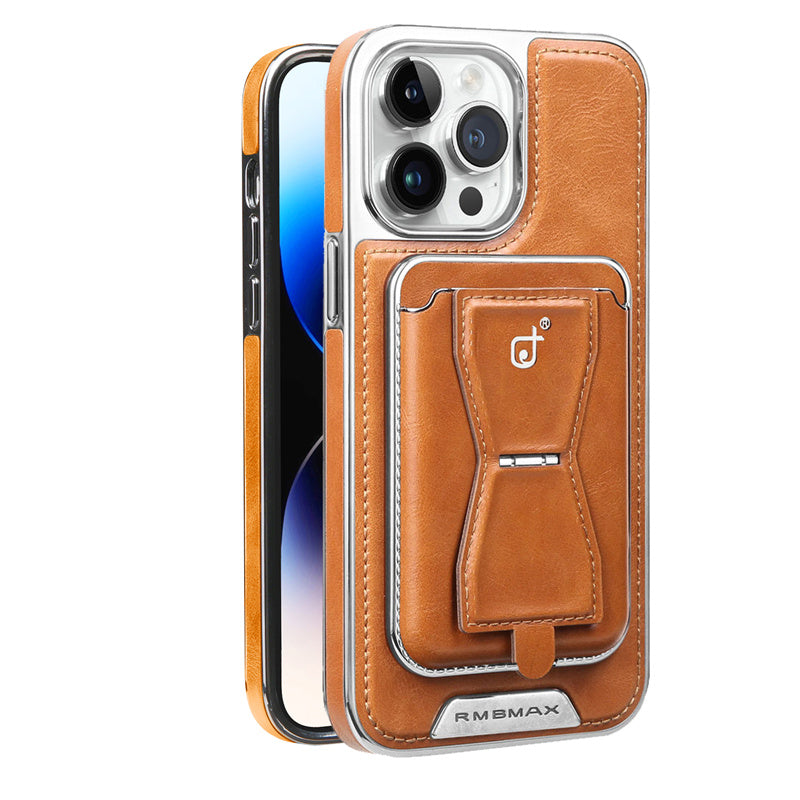 Luxuriöse Leder Geldbörse Stand iPhone Hülle – Kartenhalter, Premium Schutz, langlebige Klappabdeckung und stilvolles Design für iPhone Modelle