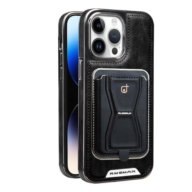 Luxuriöse Leder Geldbörse Stand iPhone Hülle – Kartenhalter, Premium Schutz, langlebige Klappabdeckung und stilvolles Design für iPhone Modelle