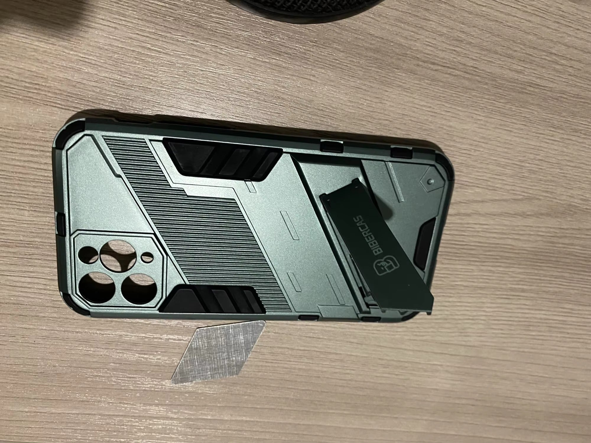 Robuste Apple iPhone Hülle, MagSafe-kompatibel, Kameraobjektiv- und Bildschirmschutz, ultra dünn, stoßfest, magnetisch, vollständiger Rundumschutz, Rüstungs-Kickstand-Hülle