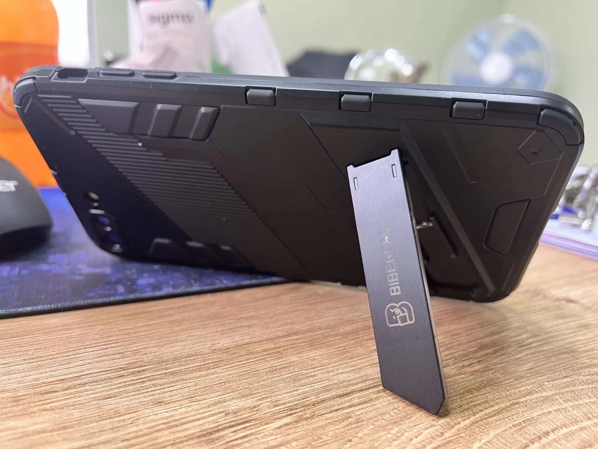 Robuste Apple iPhone Hülle, MagSafe-kompatibel, Kameraobjektiv- und Bildschirmschutz, ultra dünn, stoßfest, magnetisch, vollständiger Rundumschutz, Rüstungs-Kickstand-Hülle
