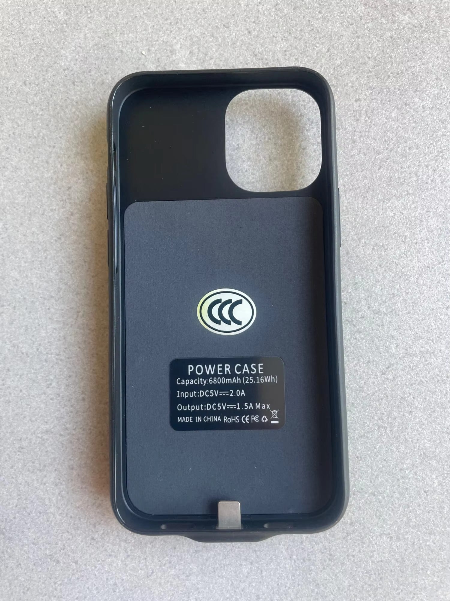 Hochkapazitäts-Apple-iPhone-Hülle, MagSafe-kompatibel, Kameraobjektiv- und Bildschirmschutz, ultradünne stoßfeste magnetische Rundumschutz-Ladehülle mit integriertem Akku