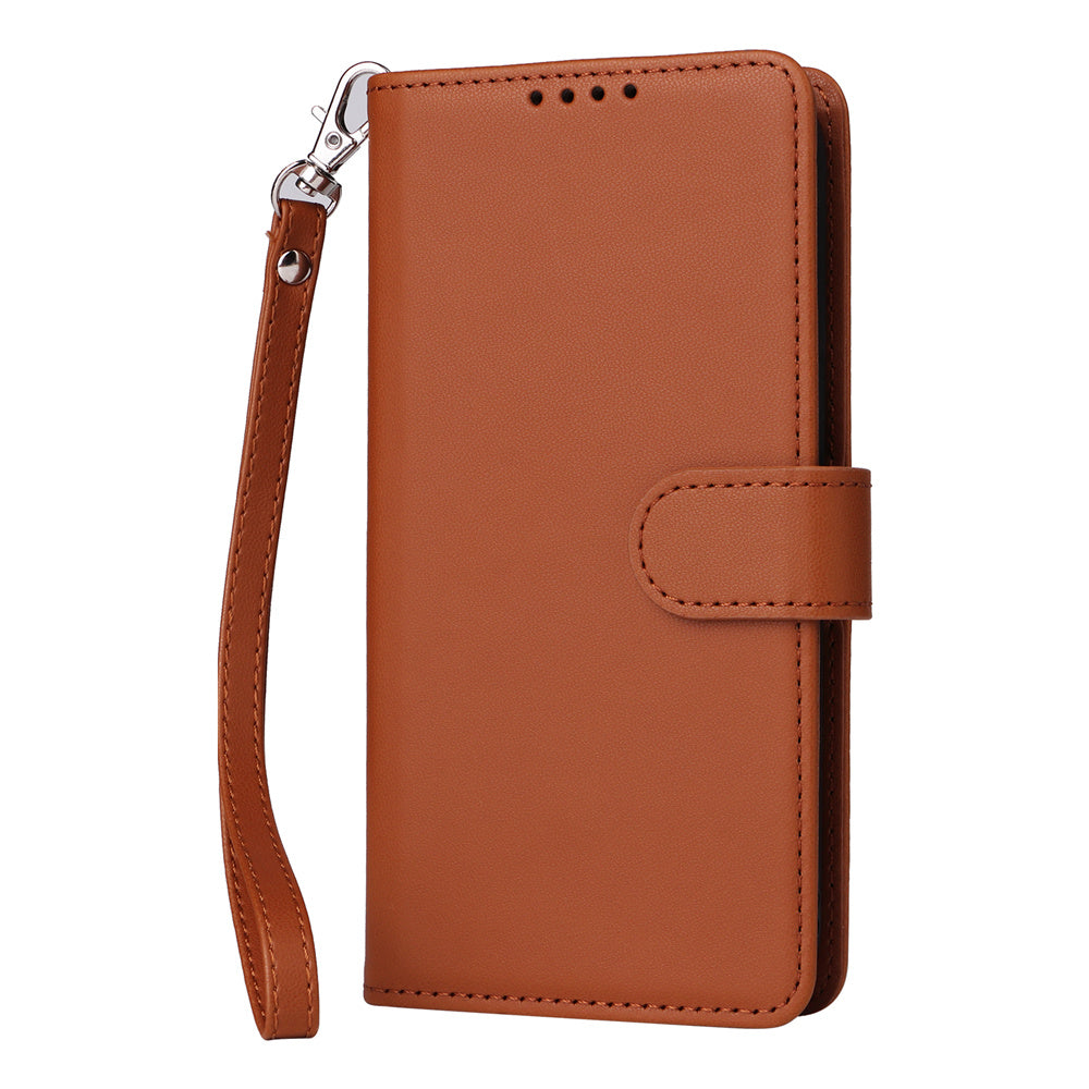 Luxuriöse 2-in-1 abnehmbare Geldbörse iPhone-Hülle – Magnetisches Leder-Folio, Kartenhalter, Ständer, sicherer Verschluss, stilvoller und langlebiger Schutz