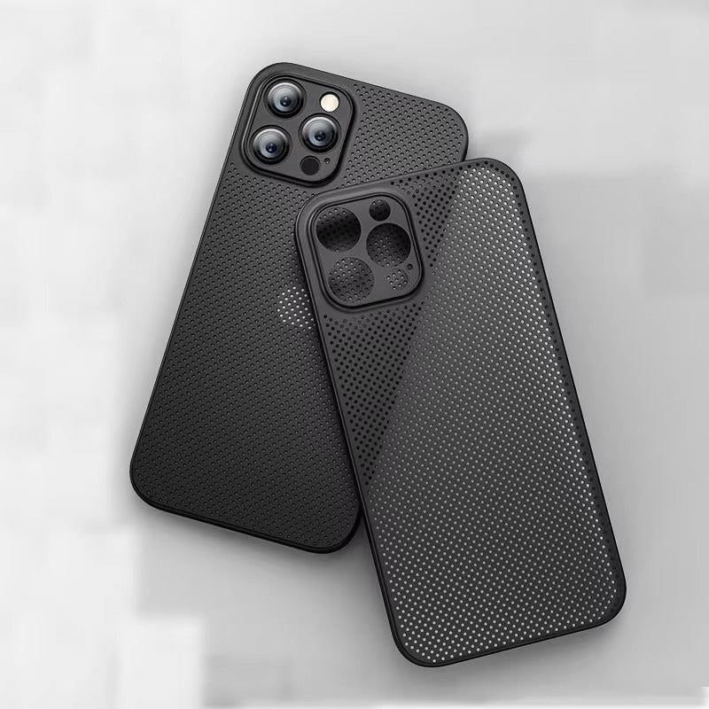 High Quality Apple iPhone Case, MagSafe Compatible, Camera Lens & Screen Protection, Ultra Thin, Shockproof, Magnetic Full All Around Cover – Breathable Cooling Case with Heat Dissipation & Plain Color PP Design
