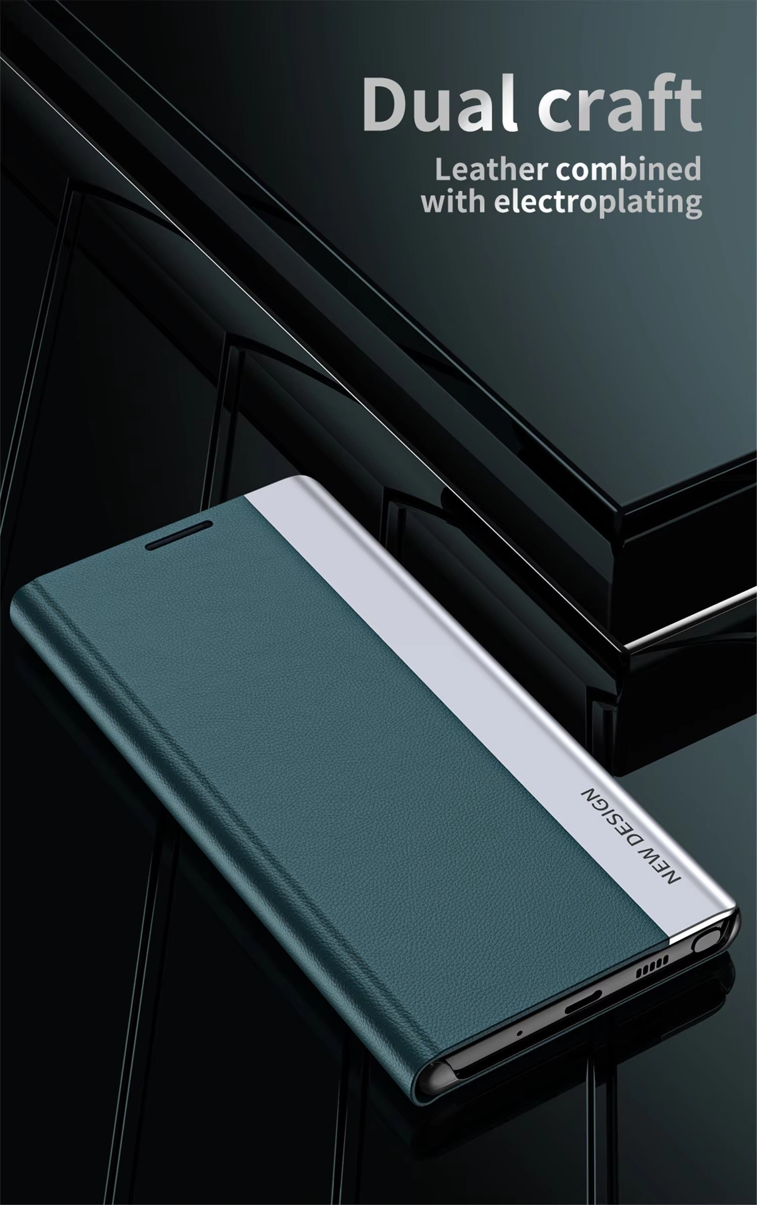 Luxury Flip Apple iPhone Case, MagSafe Compatible, Ultra Thin Magnetic Shockproof Full Protection Cover 