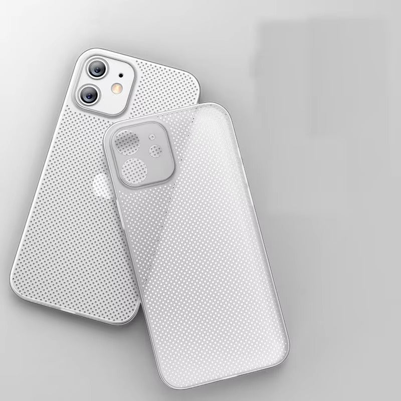 High Quality Apple iPhone Case, MagSafe Compatible, Camera Lens & Screen Protection, Ultra Thin, Shockproof, Magnetic Full All Around Cover – Breathable Cooling Case with Heat Dissipation & Plain Color PP Design