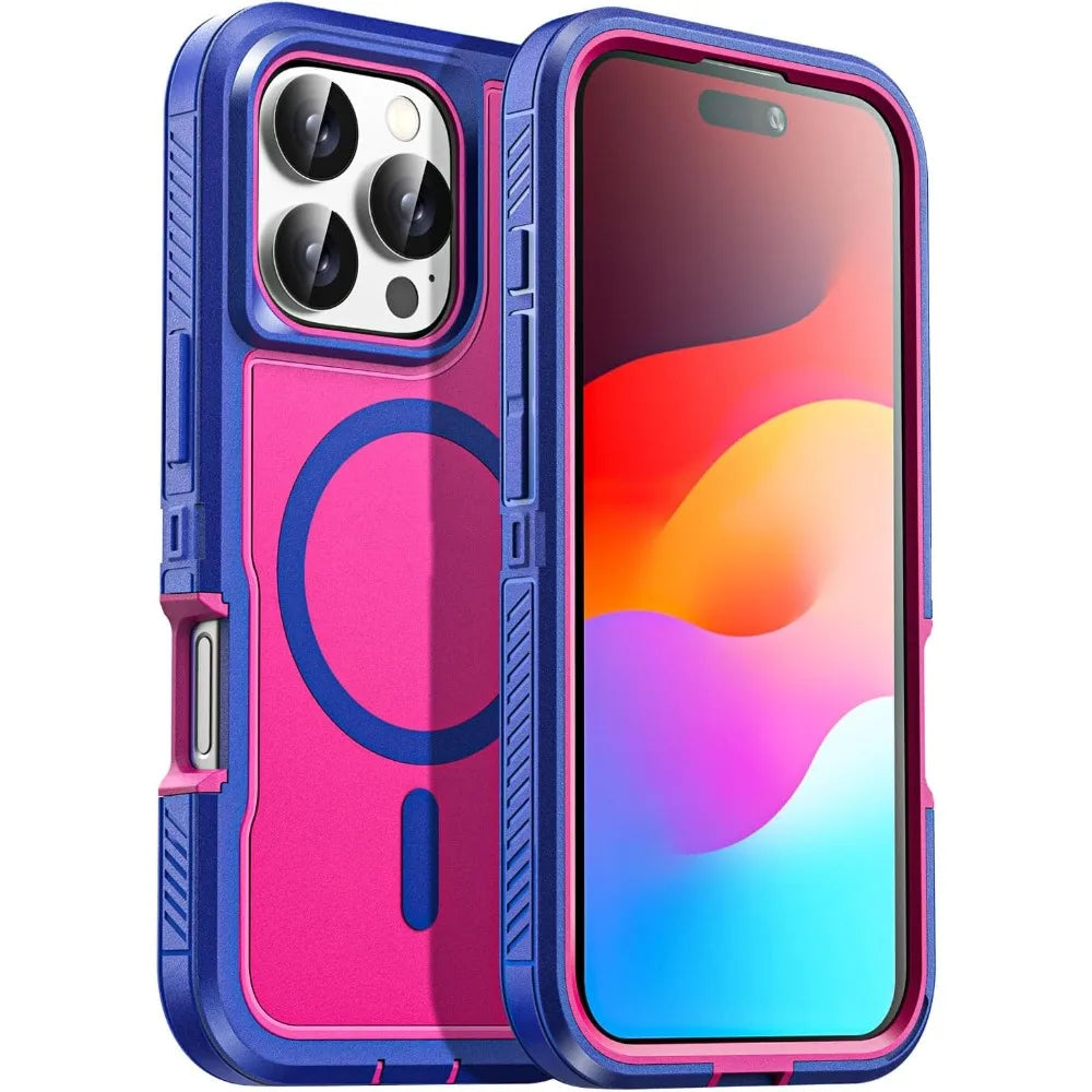 Heavy Duty Shockproof iPhone Case – Robuste Schutzhülle mit Kickstand, kratzfest, Rundumschutz für iPhone-Modelle