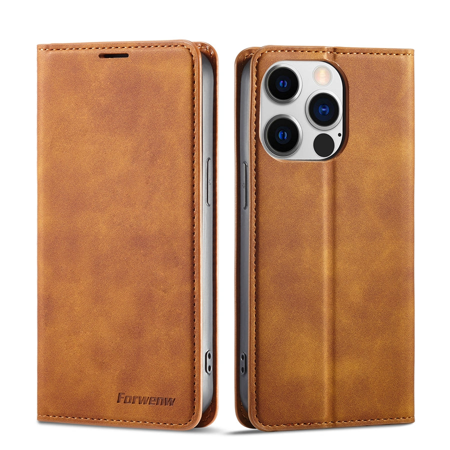 Thin Suede Leather Wallet iPhone Case – Flip Cover with Strong Magnet, Card Holder, and Premium Protection for iPhone Models