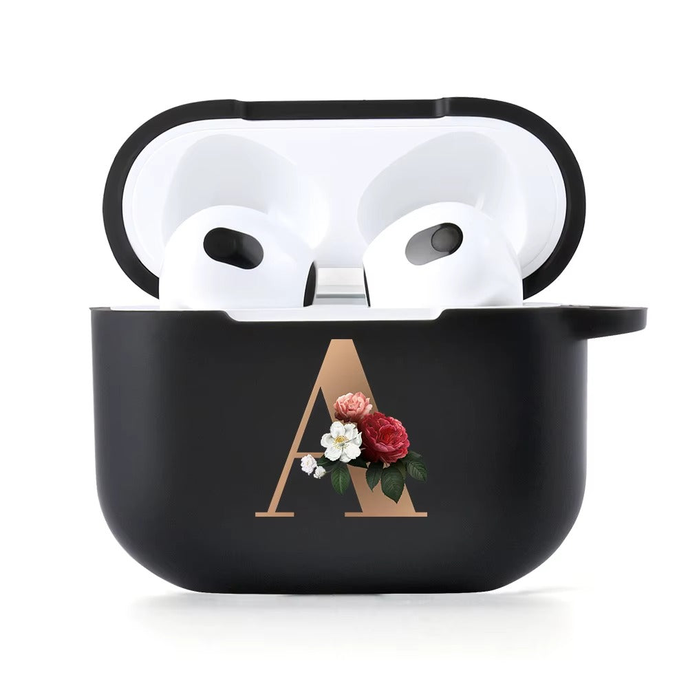 Premium Cute Cartoon Silicone AirPods Case Cover – A, B, C Letters & Fun Designs like Cat, Hearts, Angry Panda, Music Notes, for AirPods Pro 2, Pro, 3, 1/2
