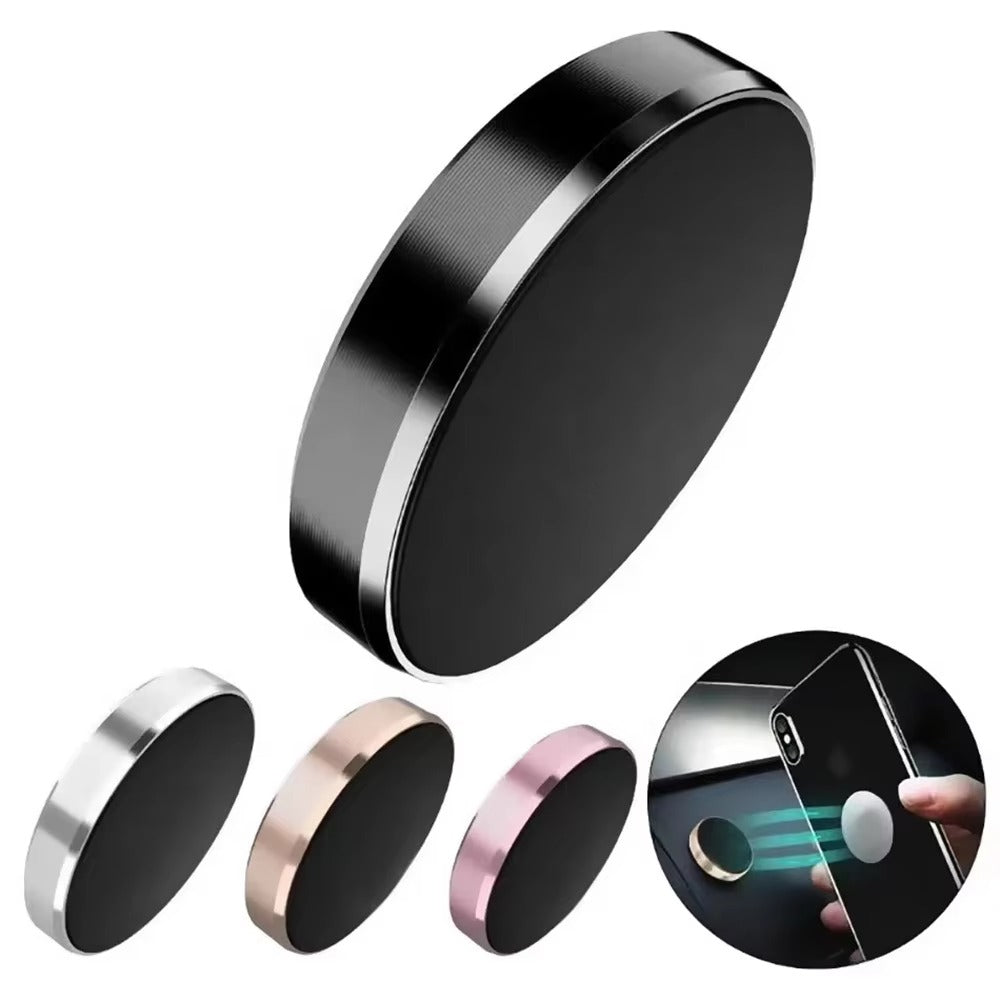 Premium, Magnetic Car Phone Holder – Mounted Stand with Strong Magnet Sticker for Apple iPhone and Other Apple Devices