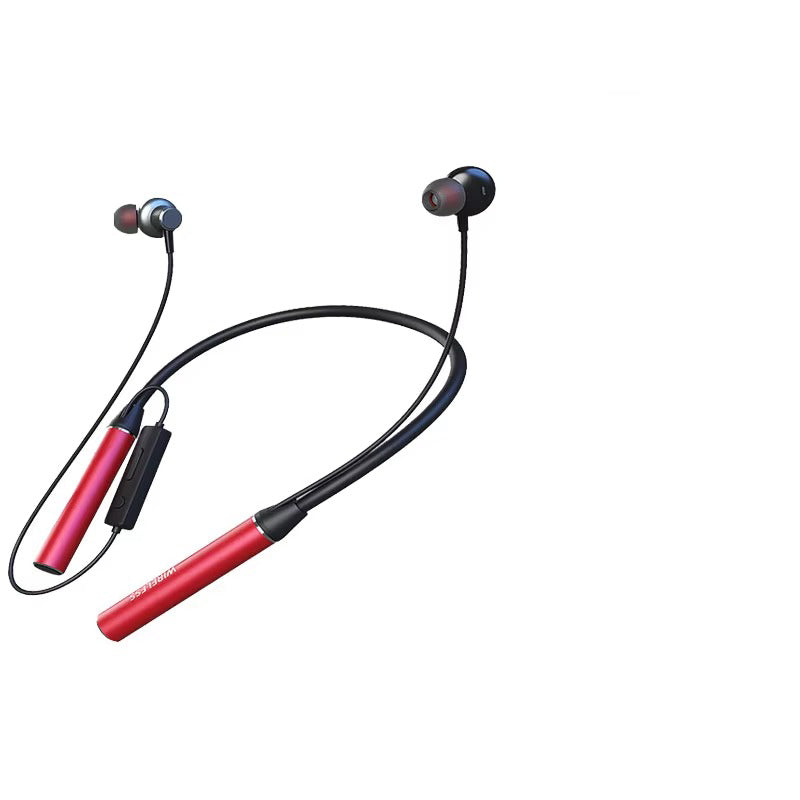 High Quality Wireless Neckband Earphones for iPhone – Bluetooth Sport Headset with Mic, Deep Bass Stereo Sound, 180-Hour Battery, TF Card Support