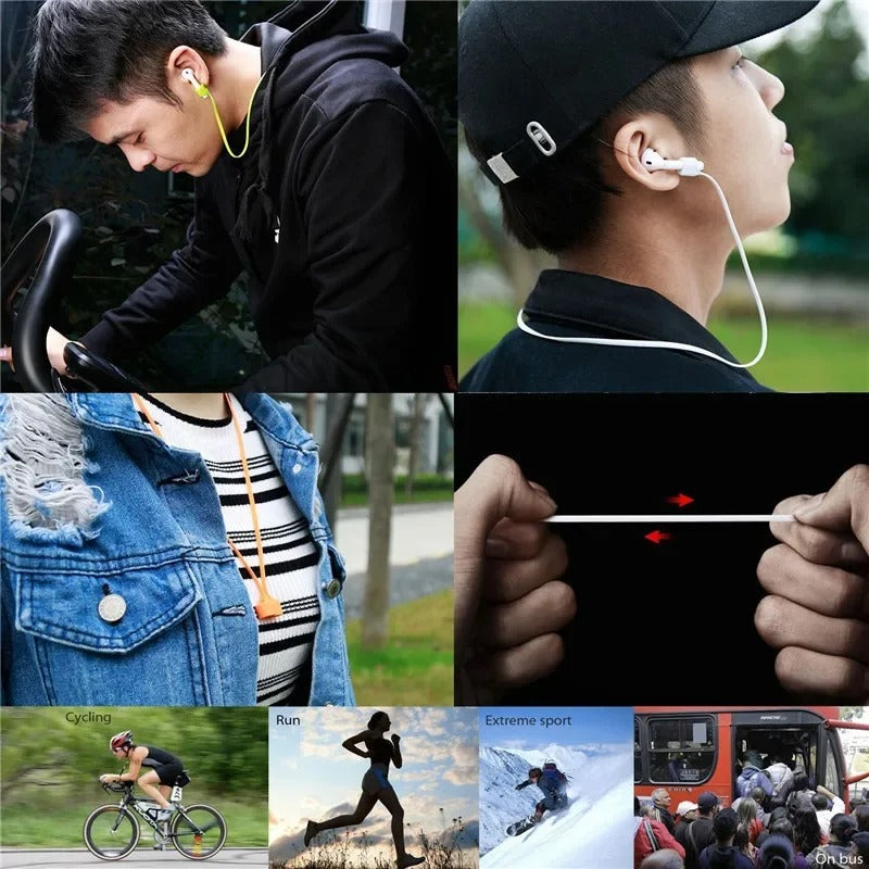 High Quality Magnetic Anti-Lost AirPods Strap – Silicone Neckband Cord for AirPods Pro 3 2 1, Wireless Earbuds Holder with Secure Fit, Lightweight & Durable