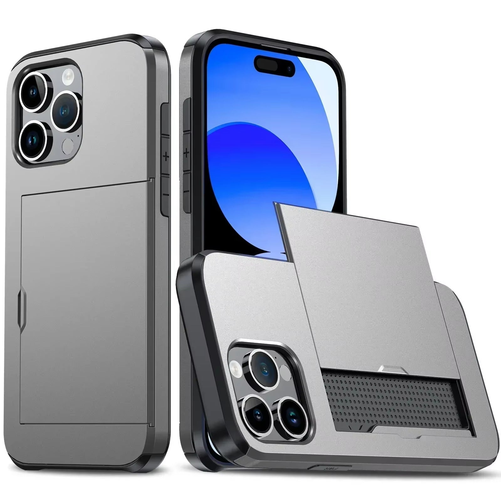 Premium Apple iPhone Hülle, MagSafe-kompatibel, Kameraobjektiv- und Bildschirmschutz, ultra dünn, stoßfest, magnetisch, vollständiger Rundumschutz, vollständige Metall-Schutzhülle