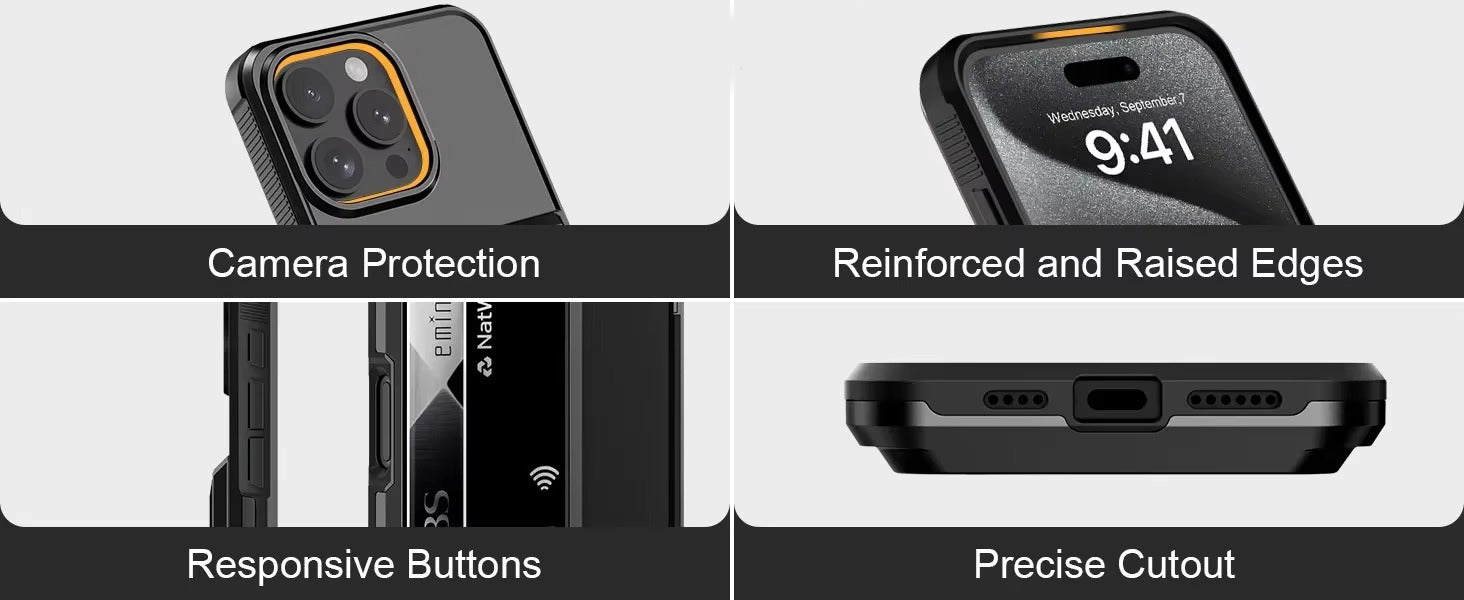 Premium Apple iPhone Hülle, MagSafe-kompatibel, Kameraobjektiv- und Bildschirmschutz, ultra dünn, stoßfest, magnetisch, vollständiger Rundumschutz, vollständige Metall-Schutzhülle